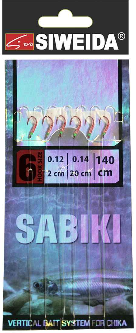 Самодур №2 (Koajimarujiku №4RED - 6шт, 0,14/0,12-20см/2см) 140см,