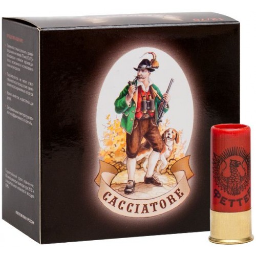 Патрон CACCIATORE к.12*70, №0000, 32гр.