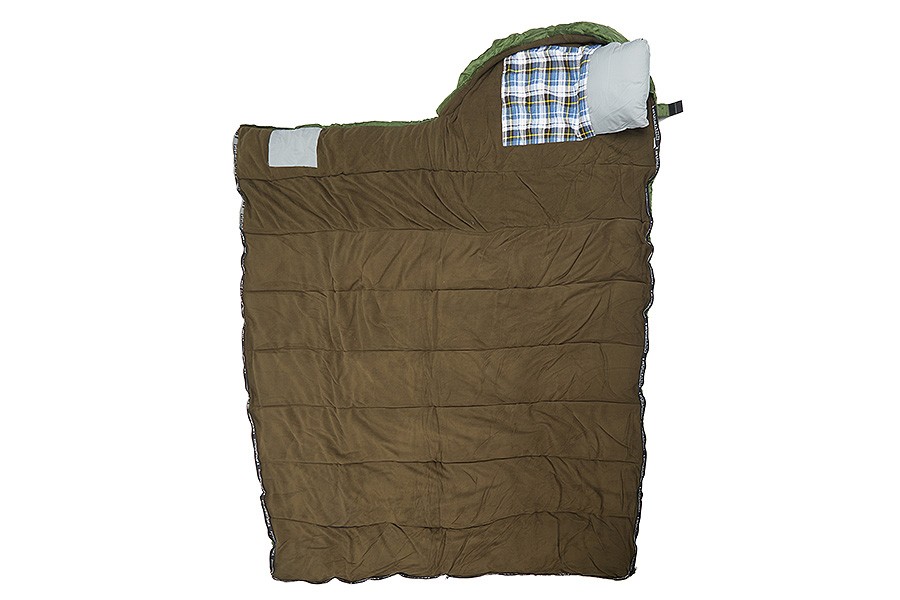 Спальный мешок-одеяло с капюшоном TauMANN Patrol L лев. (t -16-27) 220*90см