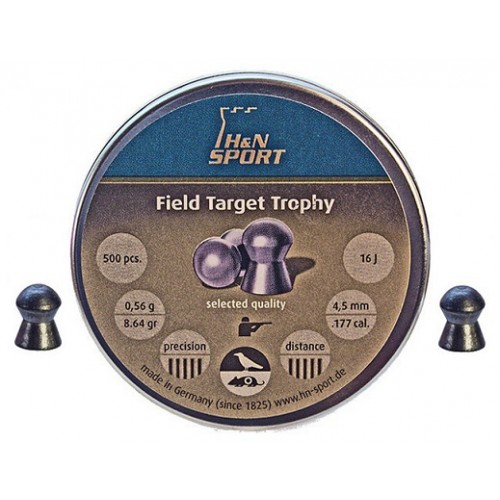 Пули Field Target (гладк.) к.4,5 мм, 8.49гран (500)