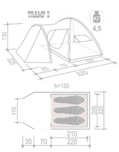 Палатка "Tramp 3"